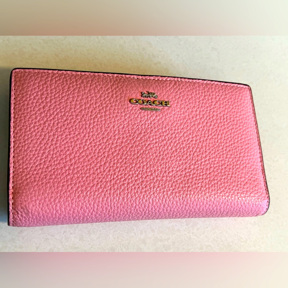 Gently loved pink wallet